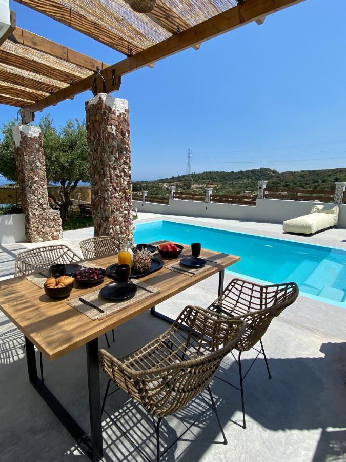 Villa Tranquila Rhodes Psinthos Bagian luar foto