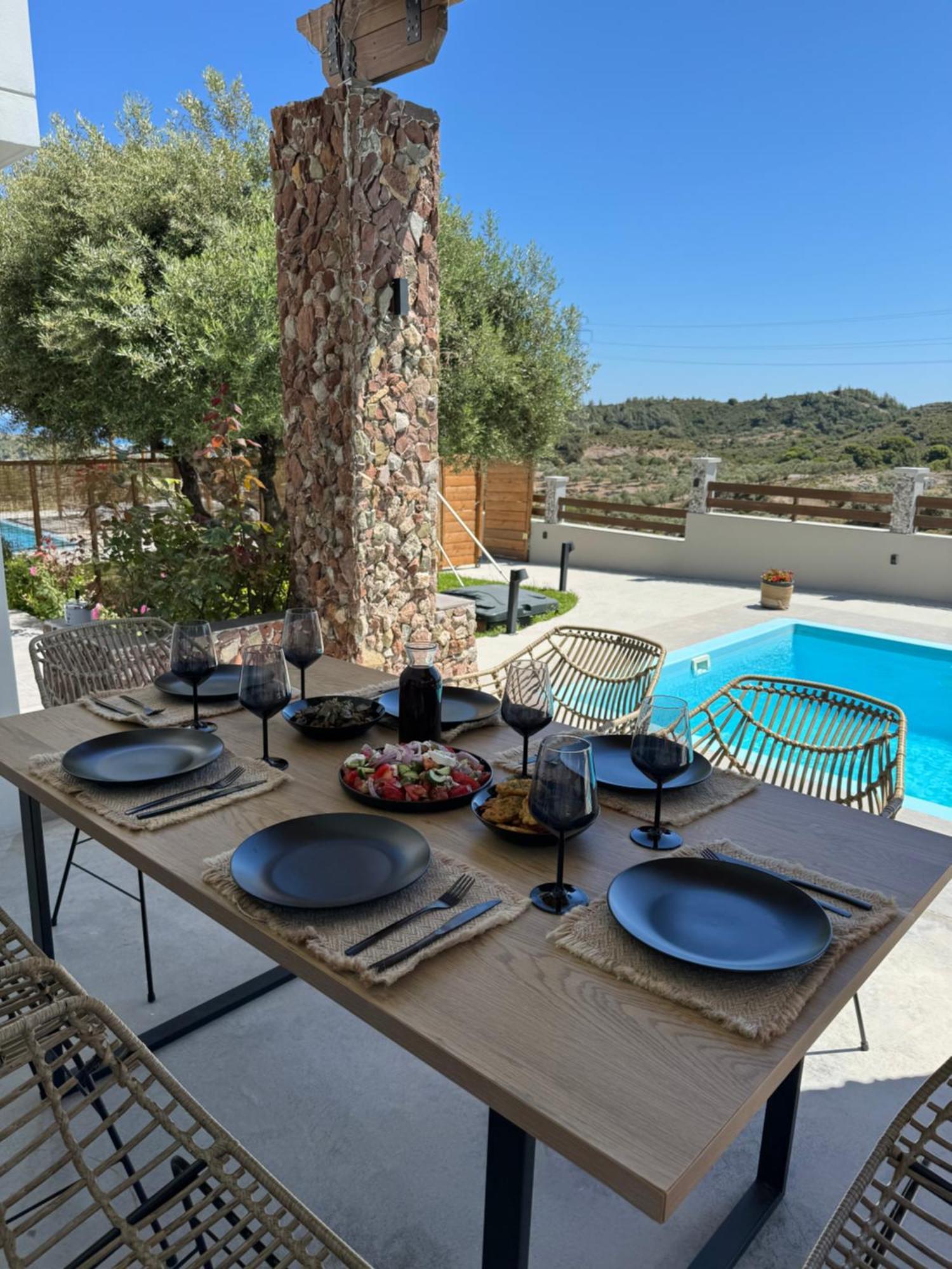 Villa Tranquila Rhodes Psinthos Bagian luar foto