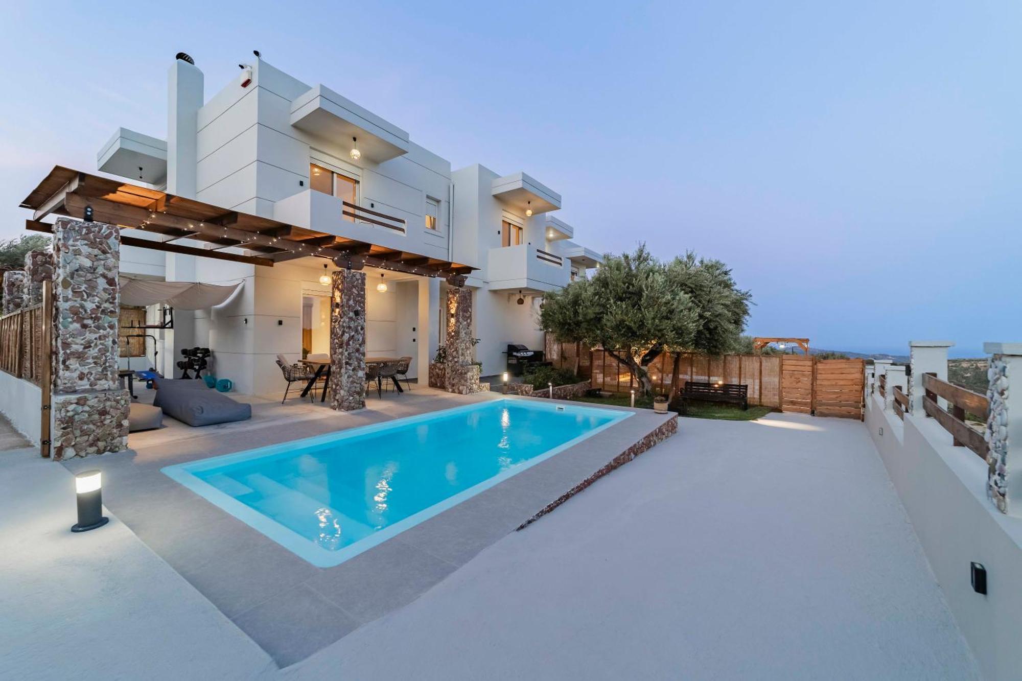 Villa Tranquila Rhodes Psinthos Bagian luar foto